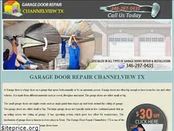 Sites similar to garagedoorrepairchannelviewtx.com