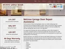 Sites similar to garagedoorrepairmelrose.net