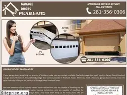 Sites similar to garagedoorspearland.com