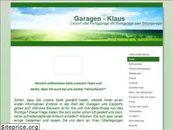 Sites similar to garagen-klaus.de