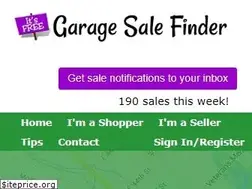 Sites similar to garagesalefinder.com