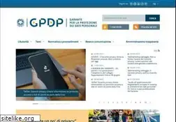 Sites similar to garanteprivacy.it