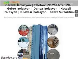 Sites similar to garantiizolasyon.com.tr