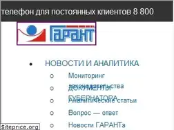 Sites similar to garantsp.ru