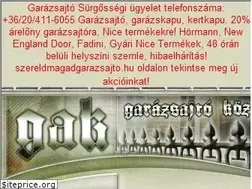 Sites similar to garazsajtokozpont.hu