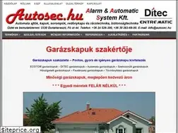 Sites similar to garazskapu.autosec.hu
