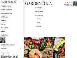 Sites similar to gardenandgun.com