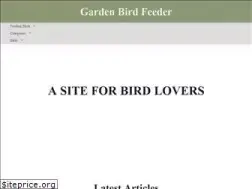 Sites similar to gardenbirdfeeder.co.uk