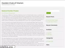 Sites similar to gardenclubmarionindiana.org