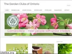 Sites similar to gardenclubsofontario.ca