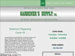 Sites similar to gardenerssupplyinc.com