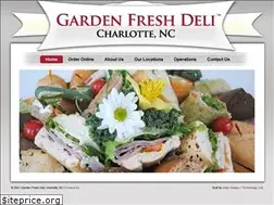 Sites similar to gardenfreshdeli.com