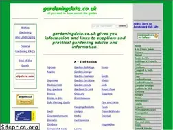 Sites similar to gardeningdata.co.uk