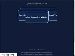 Sites similar to gardeningeden.co.za