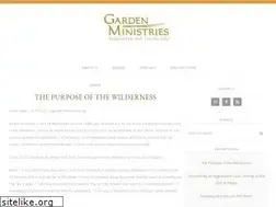 Sites similar to gardenministries.org