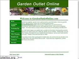 Sites similar to gardenoutletonline.com