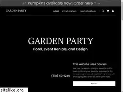 Sites similar to gardenpartysf.com