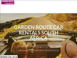 Sites similar to gardenroutecarrental.com