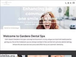 Sites similar to gardensdentalspa.com
