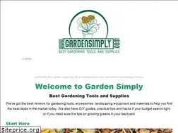 Sites similar to gardensimply.com