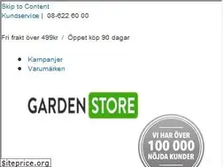 Sites similar to gardenstore.se