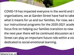 Sites similar to gardenstreetacademy.org