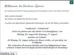 Sites similar to gardinen-sporrer.de