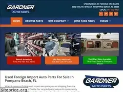 Sites similar to gardnerautoparts.com
