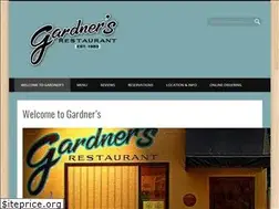 Sites similar to gardnersrestaurant.com