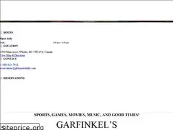 Sites similar to garfinkels.ca