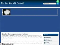 Sites similar to garg-mineralandchemicals.com