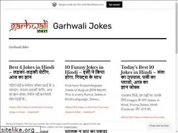 Sites similar to garhwalijokes.wordpress.com