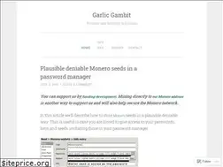 Sites similar to garlicgambit.wordpress.com