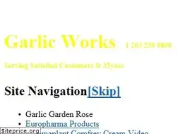 Sites similar to garlicworks.com