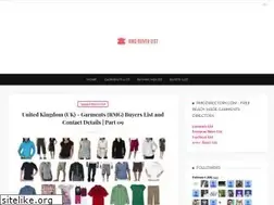 Sites similar to garments-buyerslist.blogspot.com