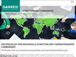 Sites similar to garreis-etiketten.de