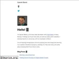 Sites similar to garrettbland.com