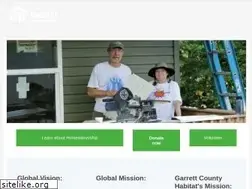 Sites similar to garrettcountyhabitat.org
