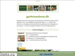 Sites similar to gartensaison.de
