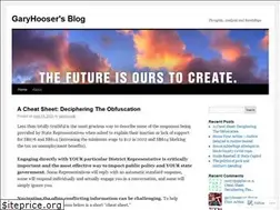 Sites similar to garyhooser.blog