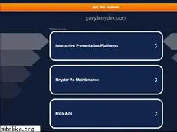 Sites similar to garylsnyder.com