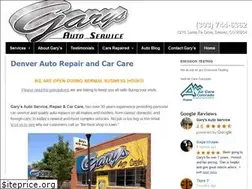 Sites similar to garysautoservicedenver.com