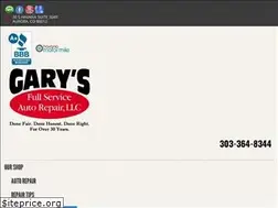 Sites similar to garysfullservice.com