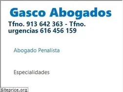 Sites similar to gascoabogados.es