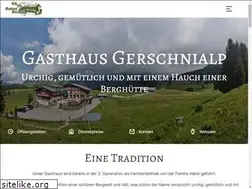 Sites similar to gasthaus-gerschnialp.ch