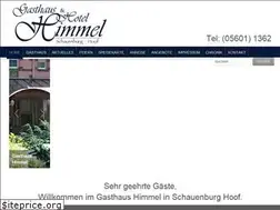 Sites similar to gasthaus-himmel.de