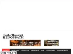 Sites similar to gasthof-hengsbach.de