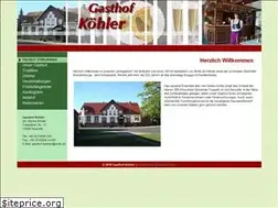 Sites similar to gasthof-koehler.de