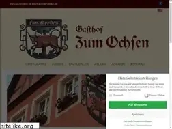 Sites similar to gasthof-ochsen-rothenburg.de