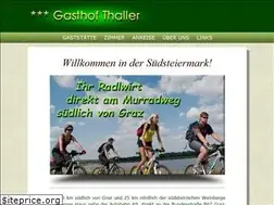 Sites similar to gasthof-thaller.com